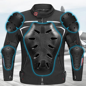 Chaqueta de moto Enduro de tela Cordura personalizada para hombre para invierno a prueba de viento, ropa de carreras con acolchado de espuma, protección contra impactos - Product Image 3