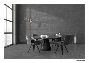 Azulejos de venas talladas de porcelana esmaltada de aspecto Premium 60x120 cm Acabado de talla gris Aristo Azulejo de alta calidad de 600x1200mm - Product Image 2