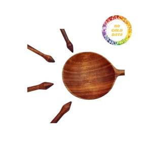 Ensemble d'ustensiles de cuisine en bois en vrac outils de service de cuisine écologiques en gros adaptés à la cuisine et au camping en plein air - Product Image 4