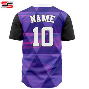Camiseta de béisbol transpirable de secado rápido más vendida, camiseta de béisbol abotonada para niños, ropa de equipo, camiseta de béisbol y softbol para hombres - Product Image 4