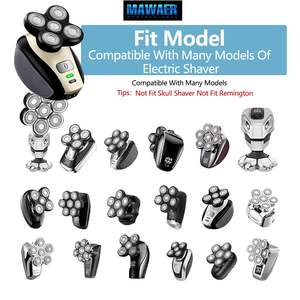 Cuchilla de Repuesto Universal de 7 Cuchillas para Afeitadora Eléctrica, Impermeable, Triple Cuchilla con Función Lavable, Funciona con Batería - Product Image 6