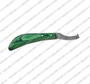 Cuchillo profesional para pezuña de herrador, hoja curva, herramienta de recorte para el cuidado de la pezuña de caballo por TARIQ MFG CO CE ISO EU - Product Image 6