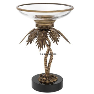 Factory Wholesale Aluminum Metal Coral Design Bowls Used Gold Plated for Serving and <b>Table</b> <b>Top</b> Decoration - Product Image 6