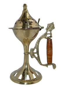 Elegant Brass <b>Incense</b> Bakhoor <b>Burner</b> For Spiritual And Ritual Use Brass <b>Incense</b> Bakhoor <b>Burner</b> For Arabian Oud And Bakhoor - Product Image 2