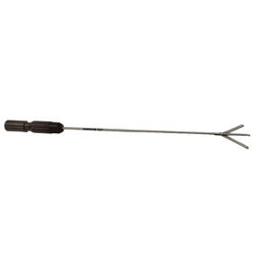 Instrument chirurgical réutilisable et autoclavable pour la rétraction hépatique, rétracteur hépatique à 3 pales, tige de 5 mm, longueur de 330 mm - Product Image 6