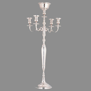 Candelabros blancos de boda mejor valorados con cuenco de flores candelabros restaurante entrada candelabros para decoración cuentas de cristal Decoración - Product Image 6