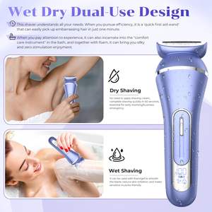 Rasoir électrique 7-en-1 pour femme, tondeuse intime étanche IPX7, tondeuse bikini avec écran LED pour maillot de bain et aisselles, avec pince à épiler intégrée - Product Image 5