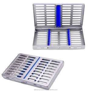 Bandeja de casete para autoclave Dental, caja de estante, casete de esterilización Manual para 10 Uds., bandeja de casete para autoclave de esterilización - Product Image 3