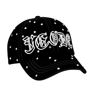 Wholesale Custom Fashion <b>Men</b> Women Universal High Quality Embroidery <b>Black</b> Rhinestone Patch 6 Panel Breathable Waterproof Beanie - Product Image 1