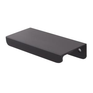 High Quality Morden Furniture Metal <strong>Door</strong> Handle <strong>Matte</strong> <strong>Black</strong> Drawer Edge Aluminum Pull for Kitchen Cabinet Wooden Wardrobe Drawer - Product Image 1