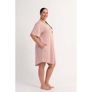 KADIN P.SUPREM XXL O YAKA KISA KOL ETEGI OVAL CEPLI TUNIK - ปูดรา เปมเบ - ปูดรา เปมเบ - Product Image 4
