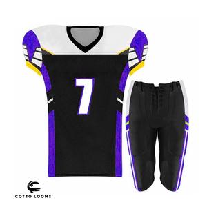 Camiseta y uniforme de fútbol americano OEM Premium de moda 2025 Nueva colección malla transpirable de secado rápido - Product Image 4