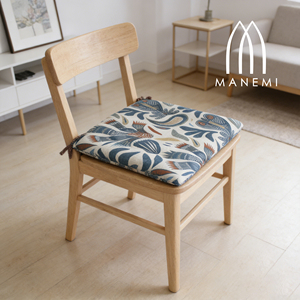 Cuscini per sedie idrorepellenti 40x40x5 cm, facili da pulire con cinghie di fissaggio, per campeggio e uso interno/esterno per tutte le stagioni - Product Image 1