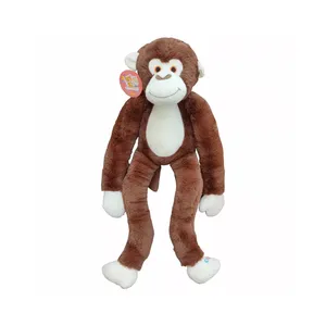新设计亮色猴子毛绒毛绒玩具儿童男婴女孩生日毛绒动物玩具价格优惠