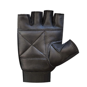 Top Quality 100% Genuine Leather Gym <b>Gloves</b> Fitness Training Wrist Support Weight Lifting <b>Gloves</b> Wholesale Price - Product Image 5