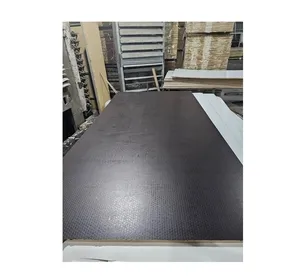 车辆和商业地板装饰用防滑六角黑设计的耐候薄膜贴面胶合板