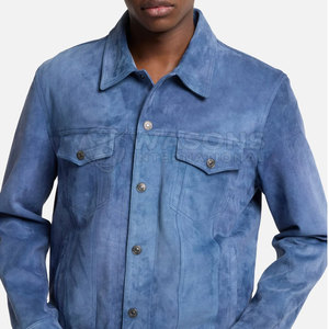 Chaqueta Trucker Moderna de Corte Ajustado para Hombre, 100% Prenda Exterior, Estilo Casual Diario, Alta Calidad, Bolsillos Delanteros - Product Image 3