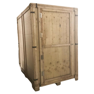Heavy Duty Foldable Wooden <b>Crates</b> with Door for Warehouse Storage Wholesale from Vietnam Manufacturer - Product Image 1