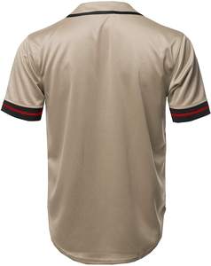 Nueva Llegada, Más Vendida, Conjuntos de Camisetas de Béisbol con Cuello en V, Dos Botones en el Panel de Solapa, Botones Completos, Ropa Deportiva de Softbol Estampada 100% - Product Image 2