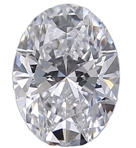 Diamants synthétiques cultivés en laboratoire certifiés IGI, forme ovale, taille 0,50 carat, couleur D, pureté VS1, diamants cultivés en laboratoire HPHT, PDM Gems - Product Image 1