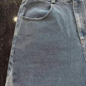 Streetwear surdimensionné pour hommes short en coton denim brodé déchiré OEM pour hommes - Product Image 1