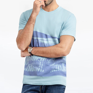 Camiseta de algodón 100% para hombre más vendida, camiseta de manga corta de punto personalizada con nuevos diseños para camisetas de uso diario - Product Image 3