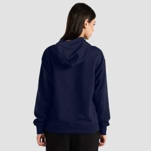 Sudadera con Capucha Regular Live Free Navy, Tejido Transpirable, Estilo Casual para Otoño - Product Image 3