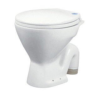 Inodoro cuadrado de cerámica EWC, armario de agua europeo Anglo indio, precio bajo, juego de baño para sentadillas - Product Image 3