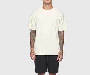 Camisetas de Hombre de Alta Calidad, Tejido de Algodón, Corte Regular, Estilo Holgado, para Verano - Product Image 1