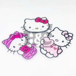 Wholesale Hello Kitty Lash Tile Acrylic Tile LOW MOQ Lash Plate Pink Heart Hello Kitty <b>Eyelash</b> Tile Sustainable <b>Magnet</b> Mink Logo - Product Image 1