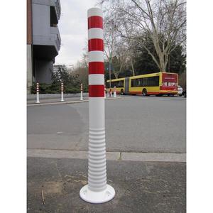 Palo di barriera flessibile "Flexipfosten Eco" Ø 80 mm, bianco, attraversabile - Product Image 2