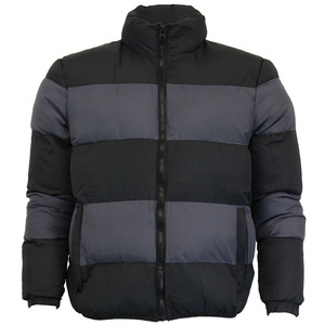 Chaquetas acolchadas de invierno para hombre de fabricante personalizado OEM con capucha y cierre de cremallera prendas de vestir exteriores ropa de calle chaqueta acolchada para hombre abrigo - Product Image 1