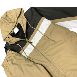 New Style Men's Printed Sheep Skin Nylon Tracksuit Windbreaker Set Color Combination Light Weight Waterproof Breathable Memory - Product Image 3