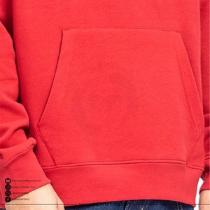 Sweat à capuche oversize en molleton 100 % coton, grammage lourd, avec logo personnalisé brodé ou imprimé, épaules tombantes, unisexe, style streetwear - Product Image 4