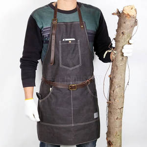 Delantal de leñador de tela de algodón personalizado, servicio OEM hecho en Pakistán, delantal de leñador ligero - Product Image 1