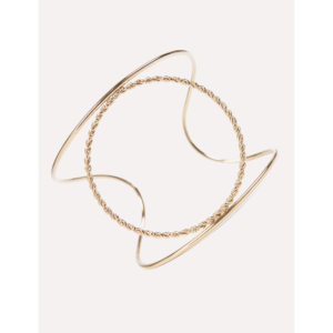 YHL B10 bracciale in acciaio inox colore dorato eleganti braccialetti fini - Product Image 1