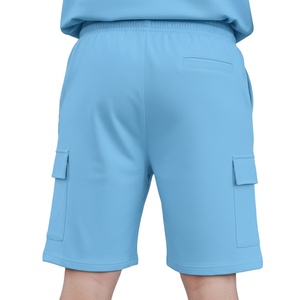 Survêtement d'été tricoté 100 % coton personnalisé unisexe, léger et décontracté, couleur unie, confortable, vêtement de sport et de loisirs 2027 - Product Image 4