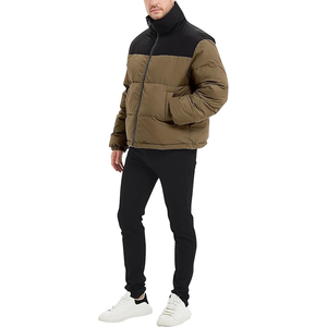 แจ็กเก็ตขนเป็ดมีฮู้ดสำหรับผู้ชายไซส์พิเศษออกแบบได้ตามต้องการกันน้ำมีสไตล์สำหรับฤดูหนาว - Product Image 3