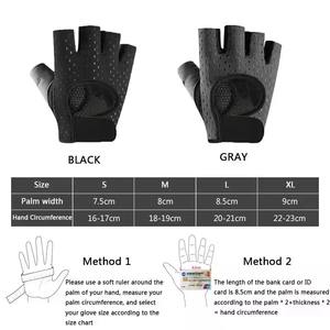 ถุงมือออกกำลังกายในยิมวัสดุชั้นนำสไตล์ใหม่สำหรับใช้งานกลางแจ้งโลโก้ตามสั่ง - Product Image 6