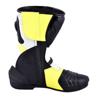 Bottes de moto en cuir sur mesure, coupe-vent, pour le sport, courtes, imperméables, respirantes, service OEM