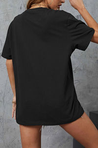 2025 Latest Design <b>Women</b> T-Shirt <b>Women</b> Clothes Casual <b>Women</b> Short T Shirt & Short <b>Set</b> Top Selling Summer Sublimation <b>Twin</b> <b>Set</b> - Product Image 6