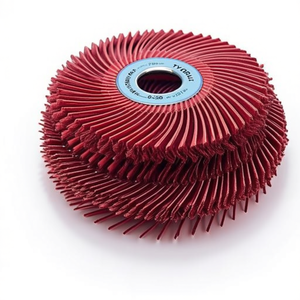 TYROLIT Radial <b>Brush</b> Disc Sunburst 76 mm Grit 220 Red 10000 Min- - Product Image 3