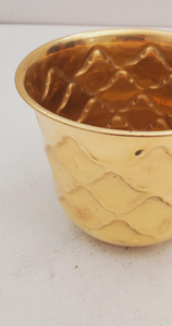 Macetero de Metal con Revestimiento de Latón Liso para Interiores y Exteriores, Balcón, Sala de Estar, Salón, Uso Múltiple para Decoración del Hogar y Bodas - Product Image 6