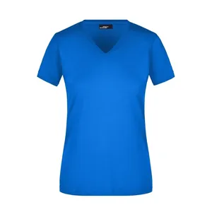 T-Shirt Personalizzata da Donna con Scollo a V, Slim Fit, per Merchandising e Promozioni - Product Image 3