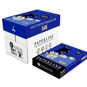 Vente en gros de papier de copie blanc format A4 500 feuilles de papier de pâte de bois 70-80 g/m² Base de papier avec impression or Utilisation de bureau - Product Image 2