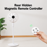 Ventilateur sur pied intelligent à brumisation, moteur DC silencieux, 7 vitesses, télécommande, oscillant, avec humidificateur pour la maison et le bureau