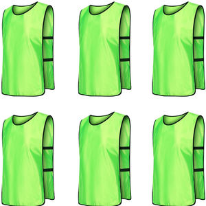 Logotipo personalizado impreso verano ligero fútbol Baberos poliéster/algodón equipo números entrenamiento chaleco Baberos fútbol camisetas - Product Image 1