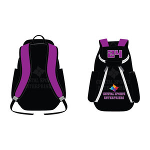 Factory Wholesale Unisex Outdoor Casual Sports School Backpack Custom Logo Basketball Backpack Zipper Anti-Theft Polyester - Product Image 2
