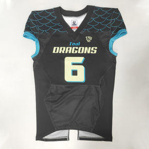 Maillot de football américain personnalisé, sublimation, twill de tackle disponible - Product Image 4