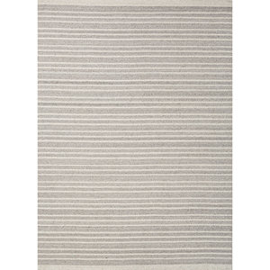 Saga Ivory Striped Wool Rugs Hand Loom Living Carpet for Home Floor for Entryway Hallway Rectangle Puzzle Abstract - Product Image 1